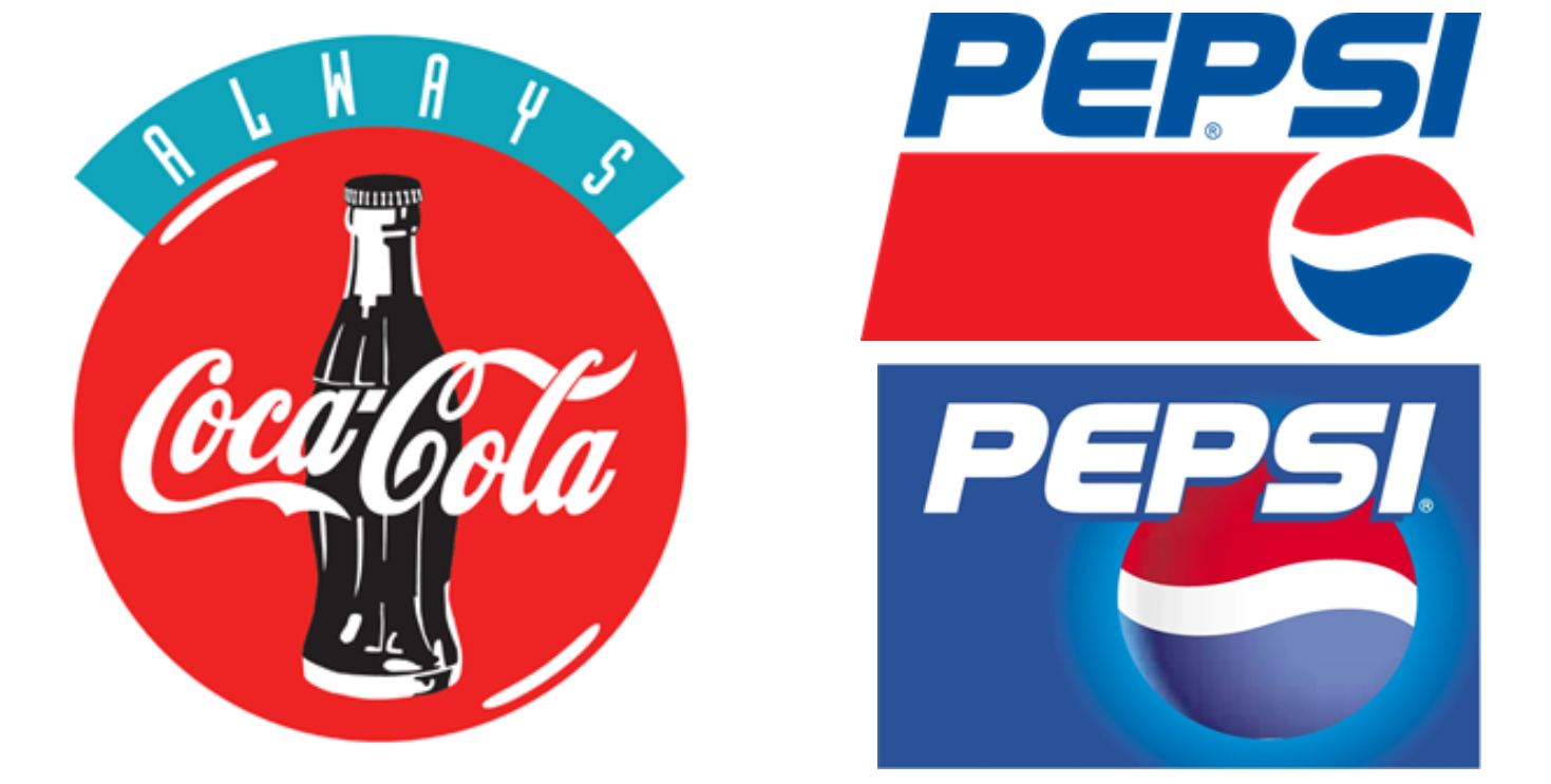 old pepsi logo vs new logo