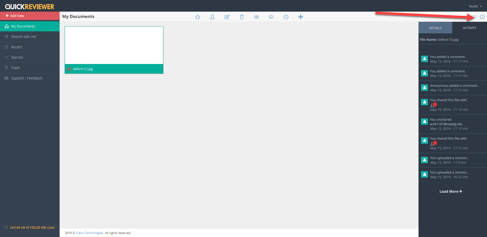 Quick Reviewer screenshot