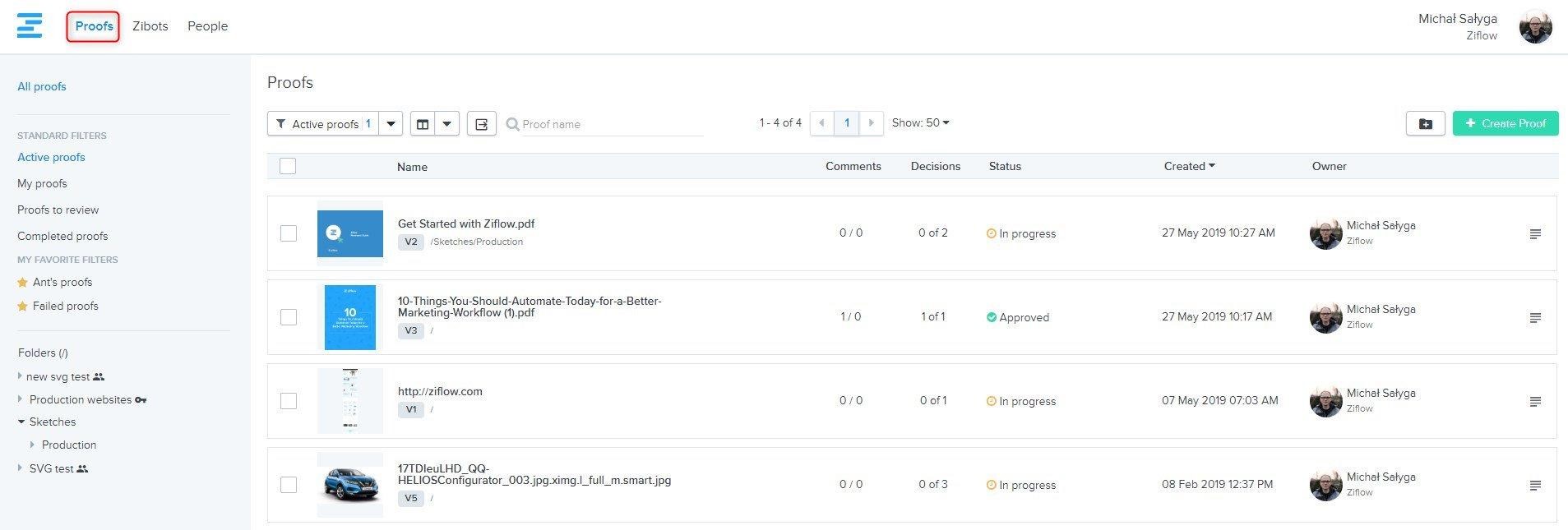 ZiFlow screenshot