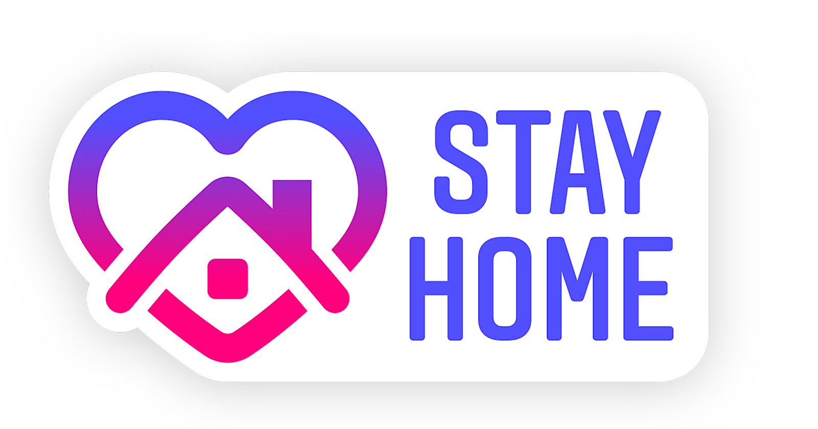 Stay Home Instagram sticker