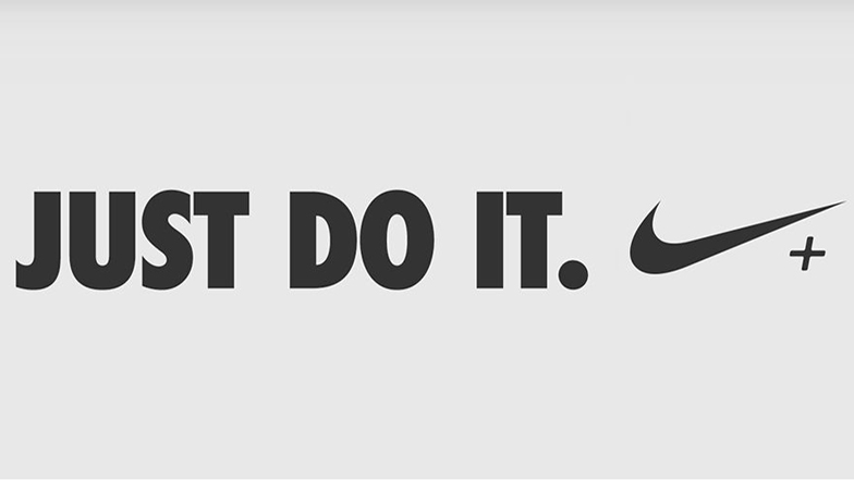 Just do it. Swoosh. Plus.