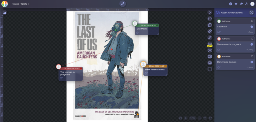 The Last Of Us poster found in Uncharted 4 game.