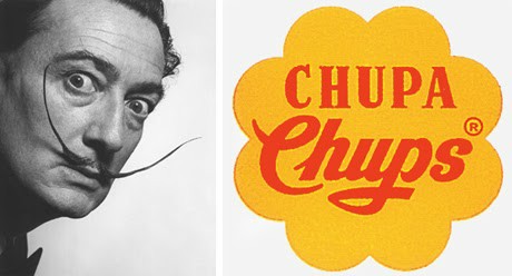 Dali was the man behind the famous lollypop logo design.