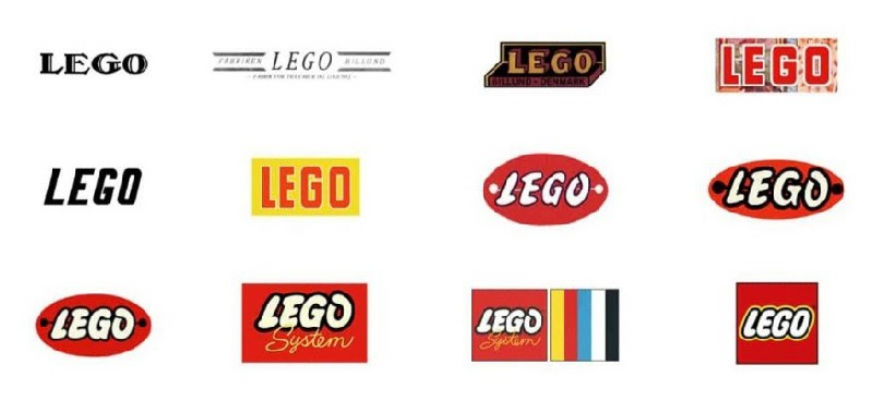 See how Lego logo changed through the years.