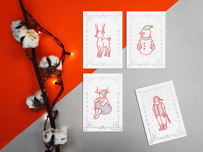 Sally Yang's holiday cards