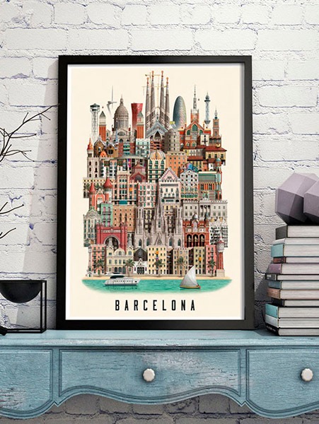 Martin Schwartz's Barcelona poster