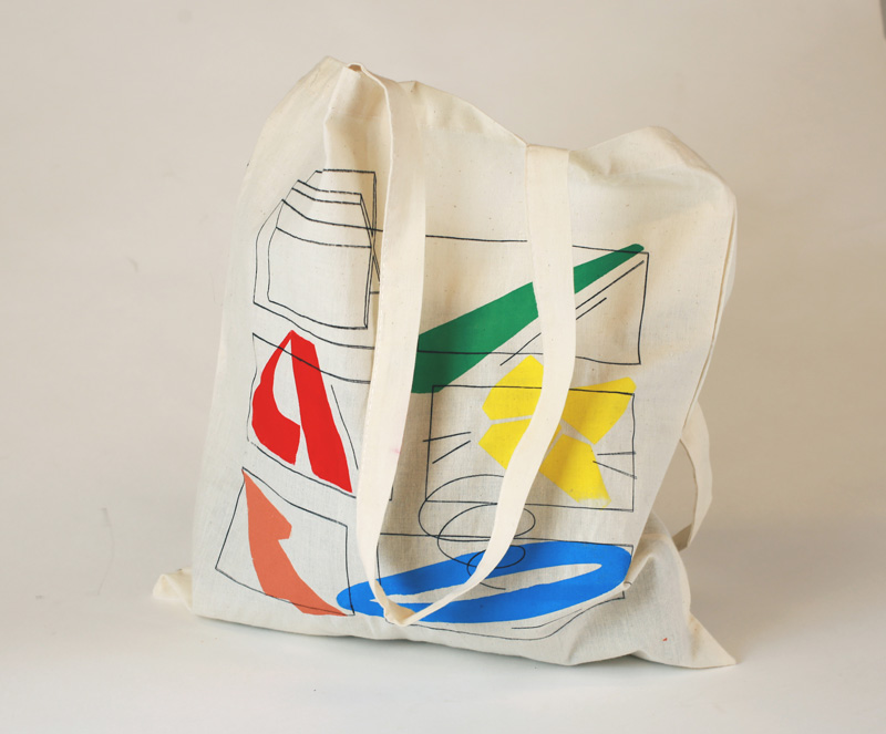 A textile bag design by Sóldís Finnbogadóttir