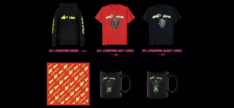 Run the Jewels and Cyberpunk collaboration merch