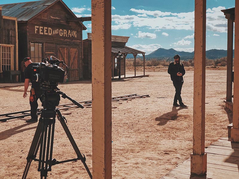 Western movie filmmaking