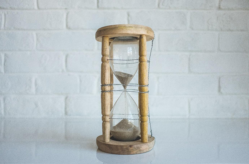 Hourglass. Time's coming