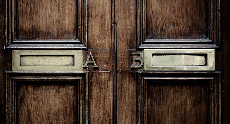 Two mailboxes A and B