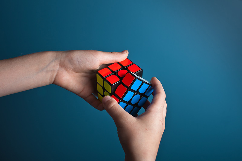 Solving Rubic's Cube riddle is a problem