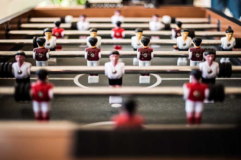 Table football needs a skill