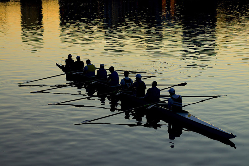 Team Kayaking is a sport where you need to raw together