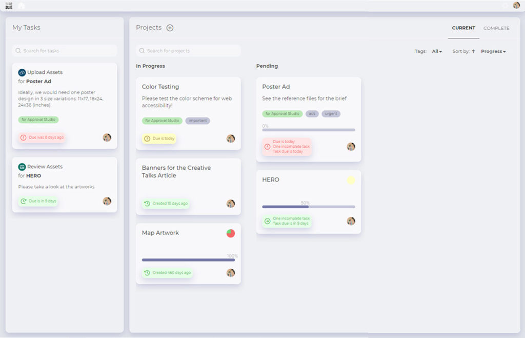 Approval Studio Dashboard