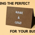 banner to the article with advice about creating name and logo