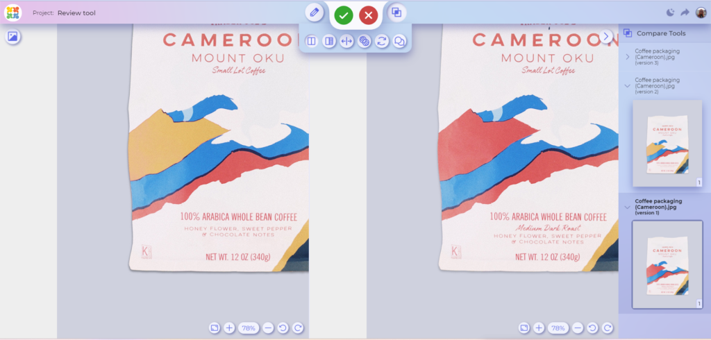 Showcase of Approval Studio's Side by Side mode