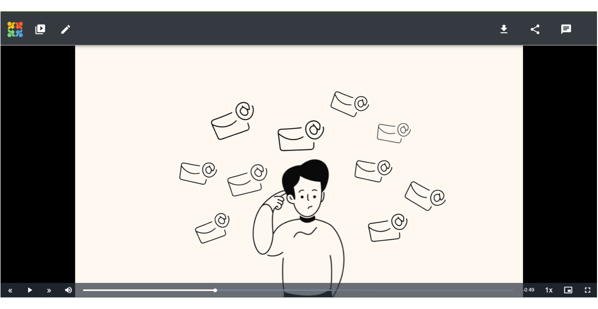 Video review tool interface illustration