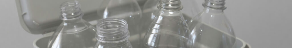 PET bottles in a container