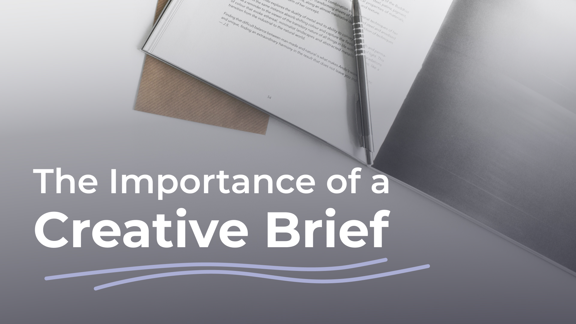 The Importance of a Creative Brief article banner image