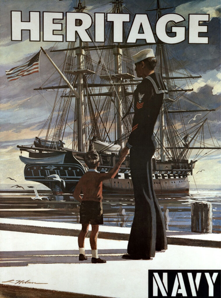the US Navy poster