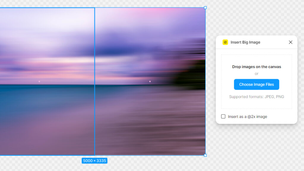 Insert Big Image plugin illustration