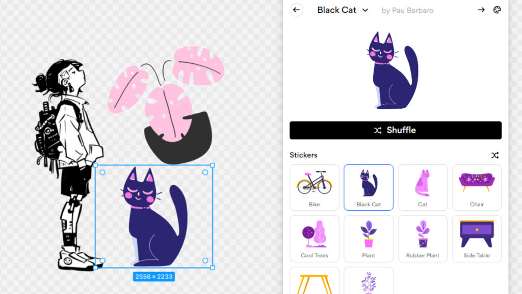 Blush plugin illustration
