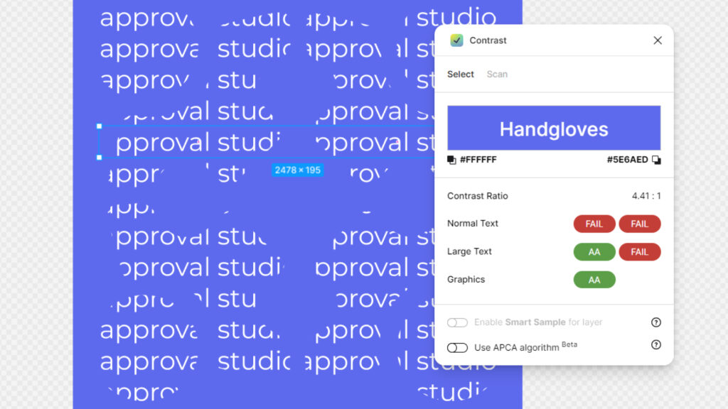 Contrast plugin illustration