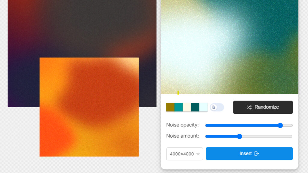 Grainy Gradients plugin illustration