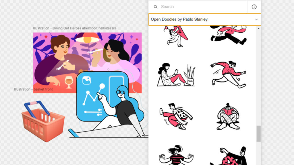 Illustrations plugin illustration