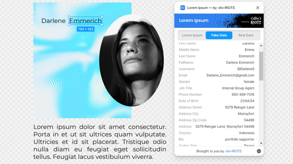 Lorem Ipsum plugin illustration