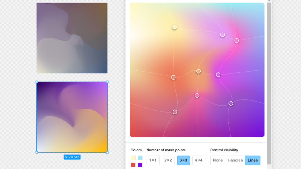 Mesh Gradient plugin illustration