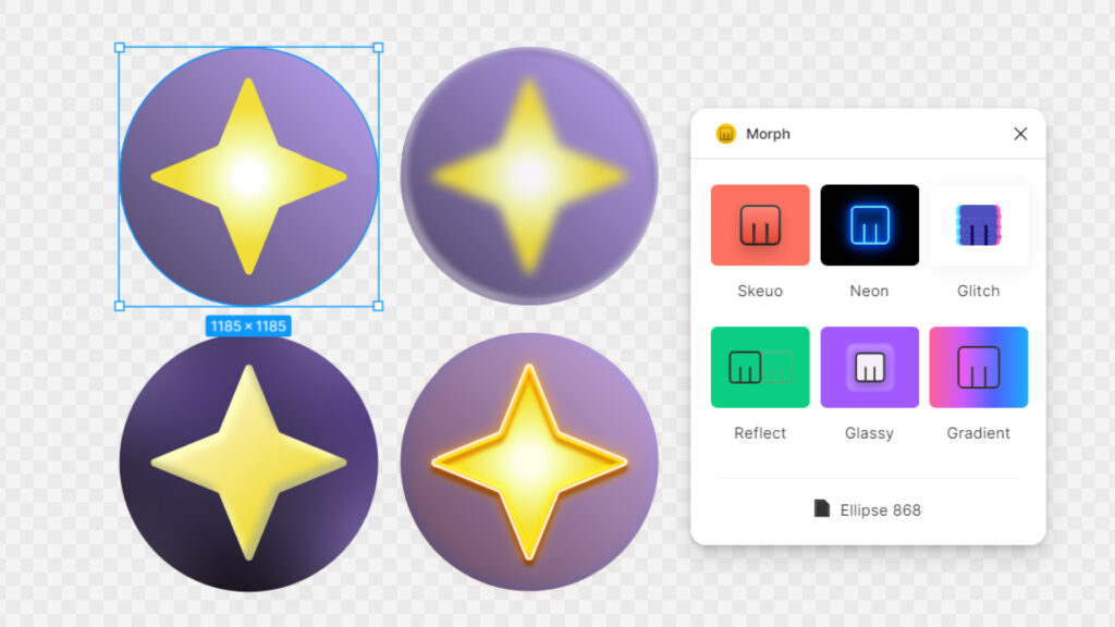 Morph plugin illustration