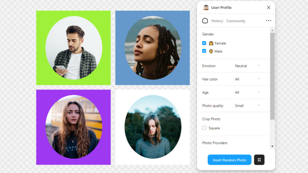 User profile plugin illustration