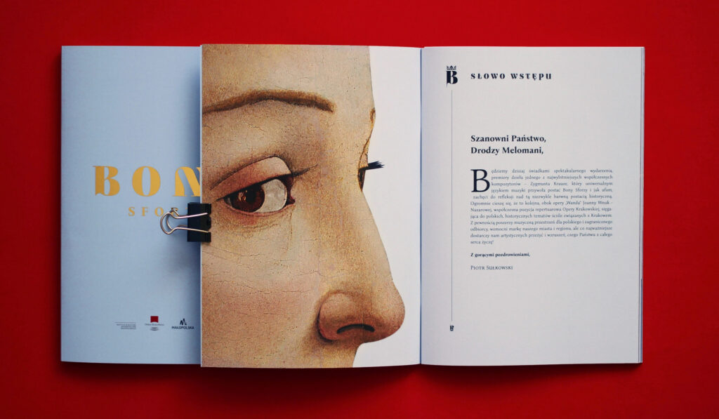 illustration of a brochure with a simple cover design