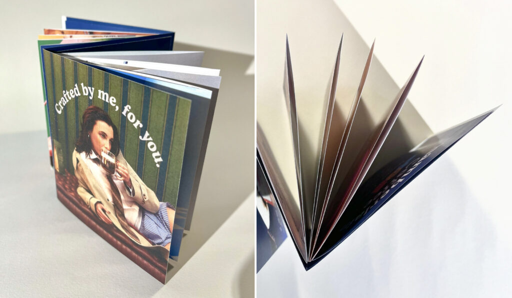 an illustration of how a brochure usually looks like