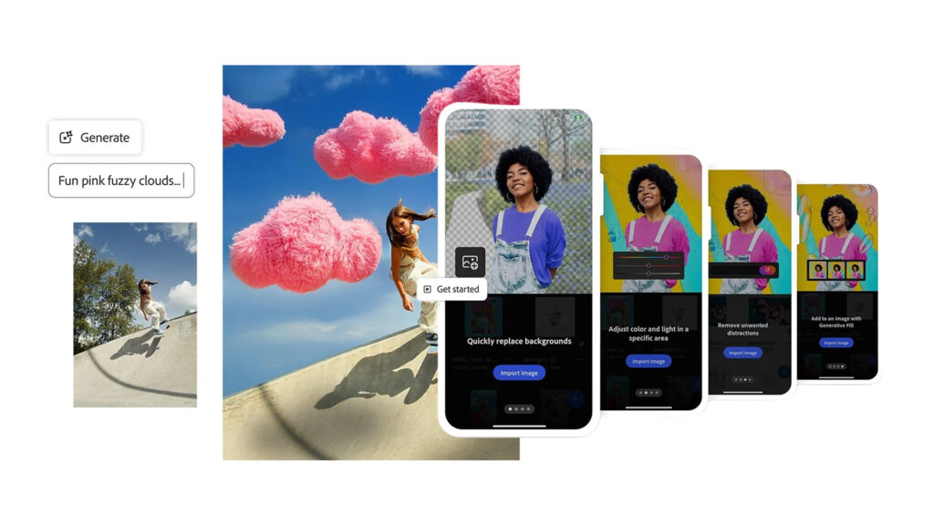 Illustration of mobile interface photoshop