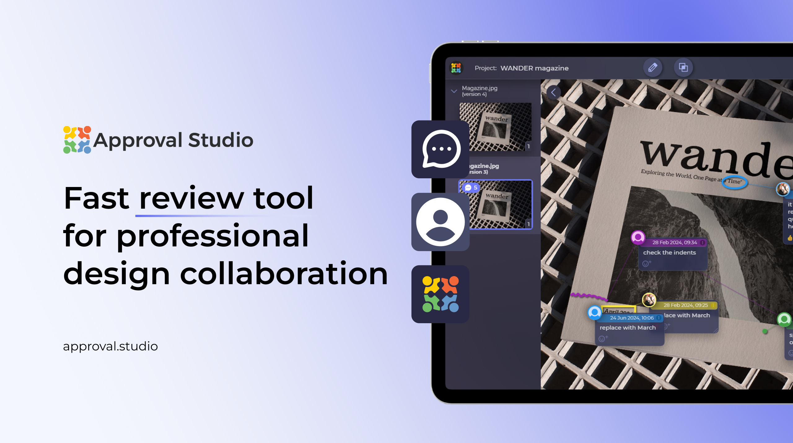 Approval Studio – Online Proofing Software for Artwork Project