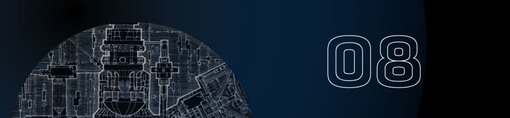 Planet Blueprint, der den detaillierten Design-Trend repräsentiert.