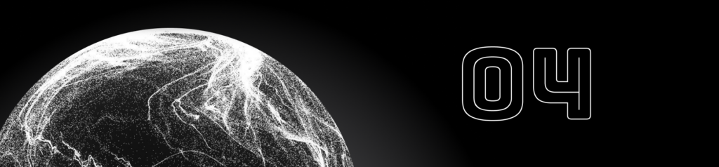 Planet mit Punk- und Grunge-Design-Trend