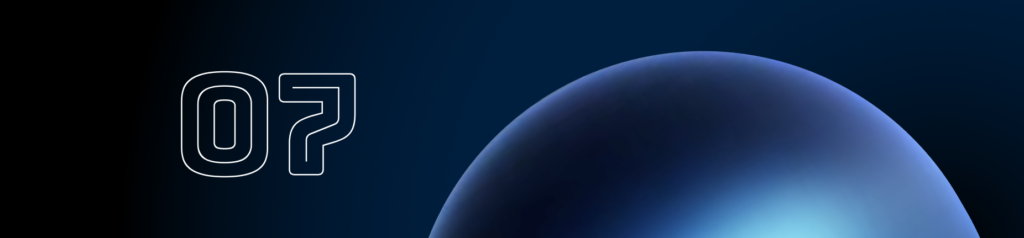 Planet mit nahtlosen Gradient-Vibes.