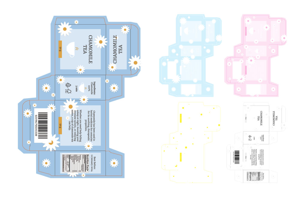 CMYK channels illustration