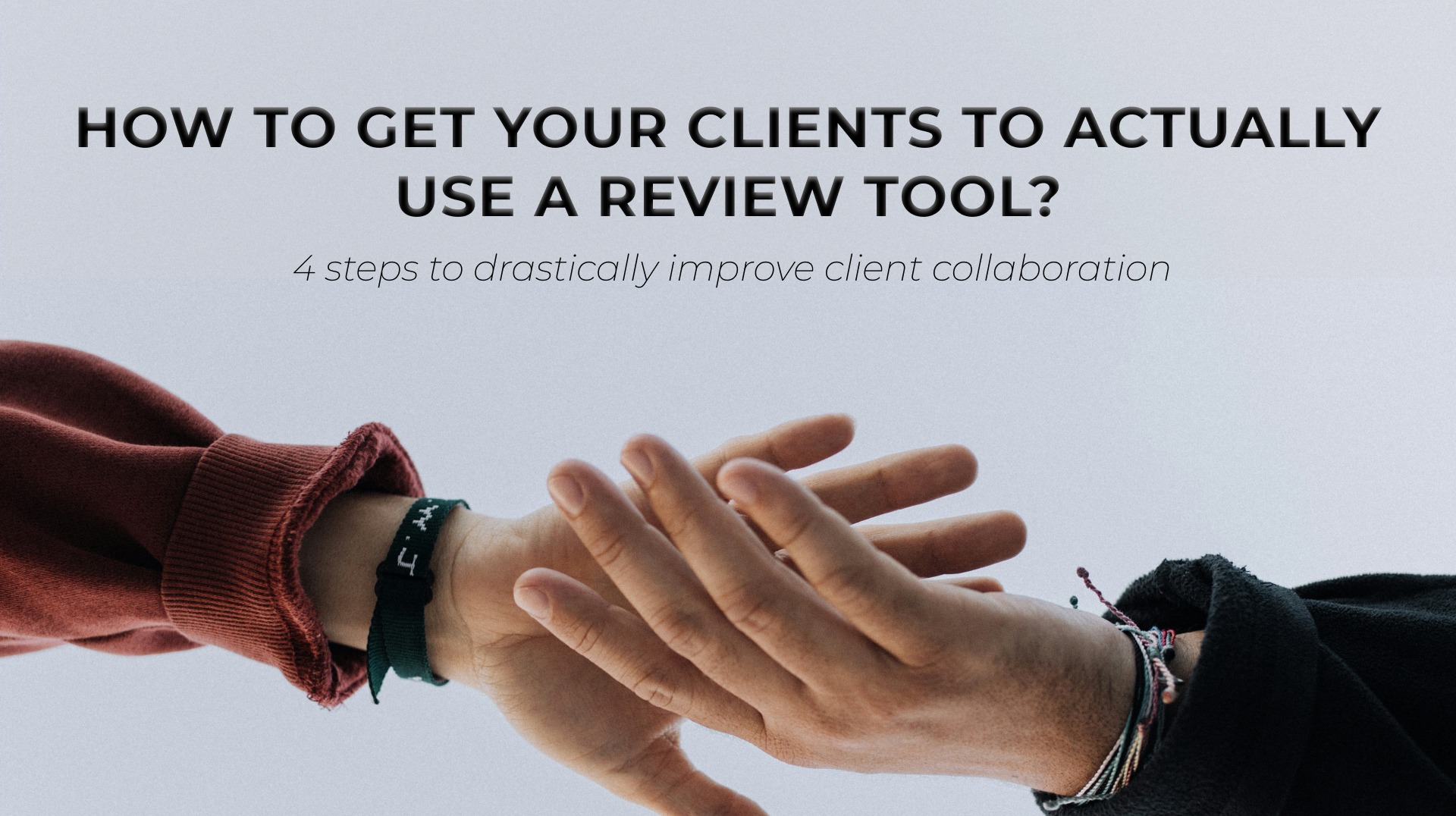 banner for the article on client feedback and approval