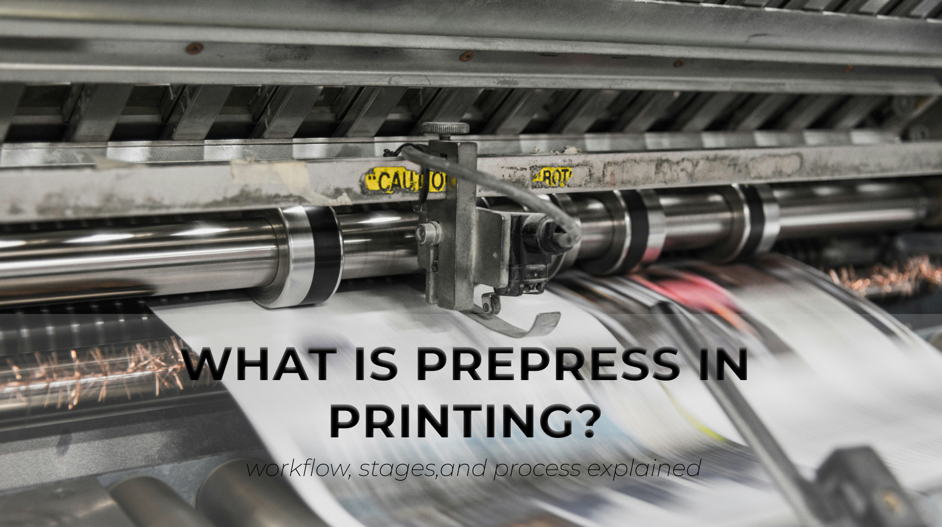 banner for the article what is prepress in printing