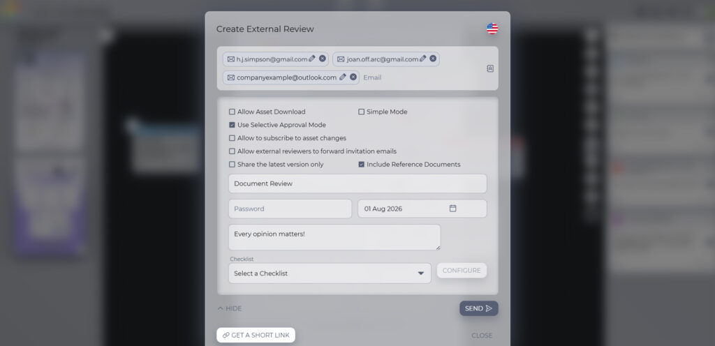réviser des documents en ligne avec des clients