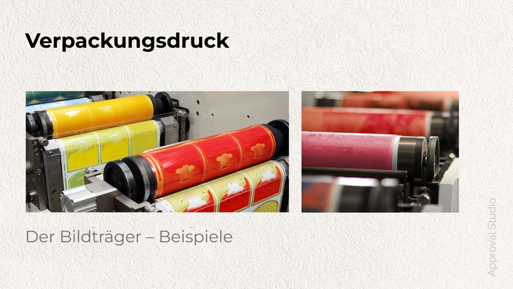 Bildträgerbeispiel für den Verpackungsdruck
