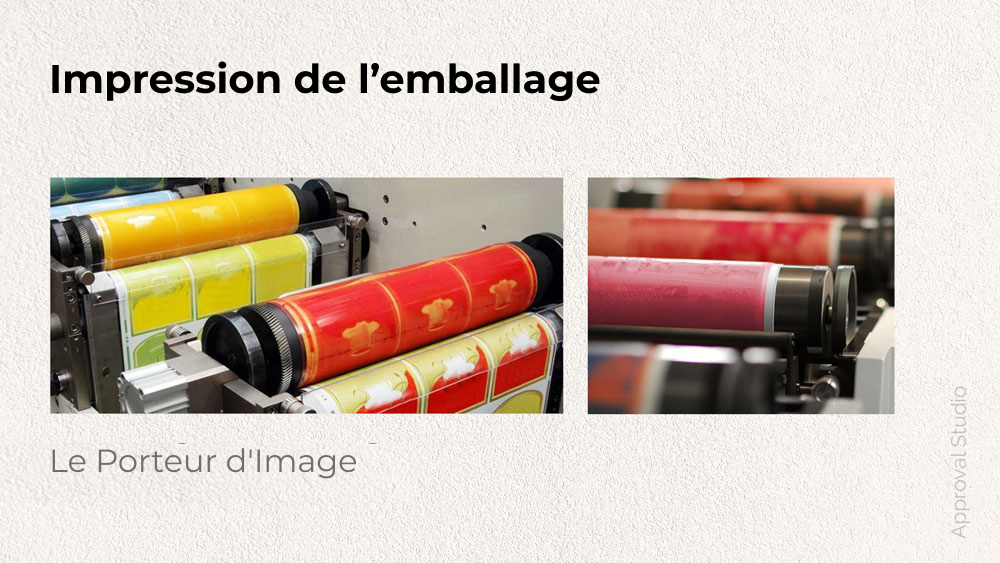 Exemple de support d’image pour l’impression de colis