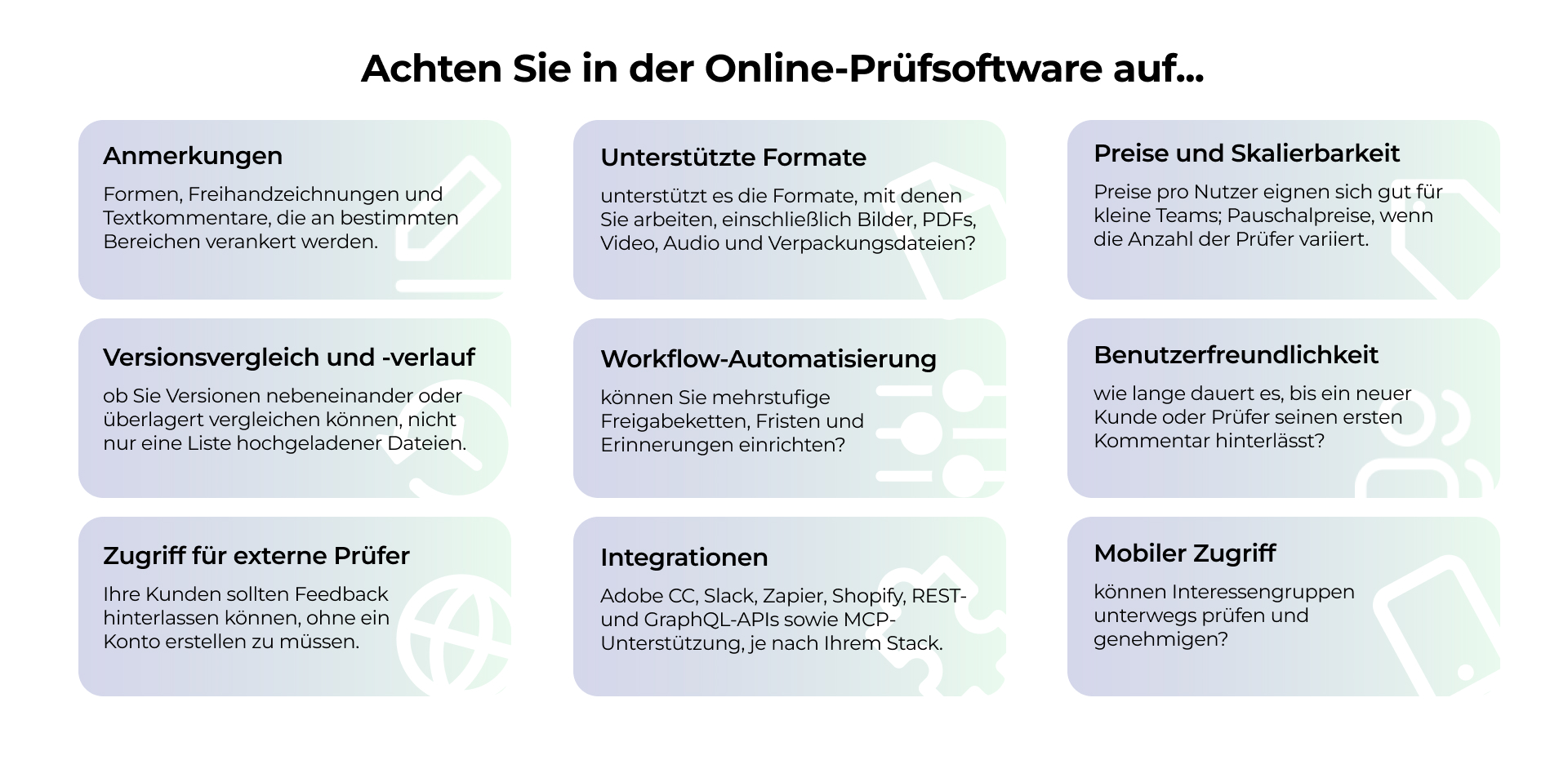 Worauf Sie bei der Auswahl einer Online-Korrekturlesesoftware achten sollten