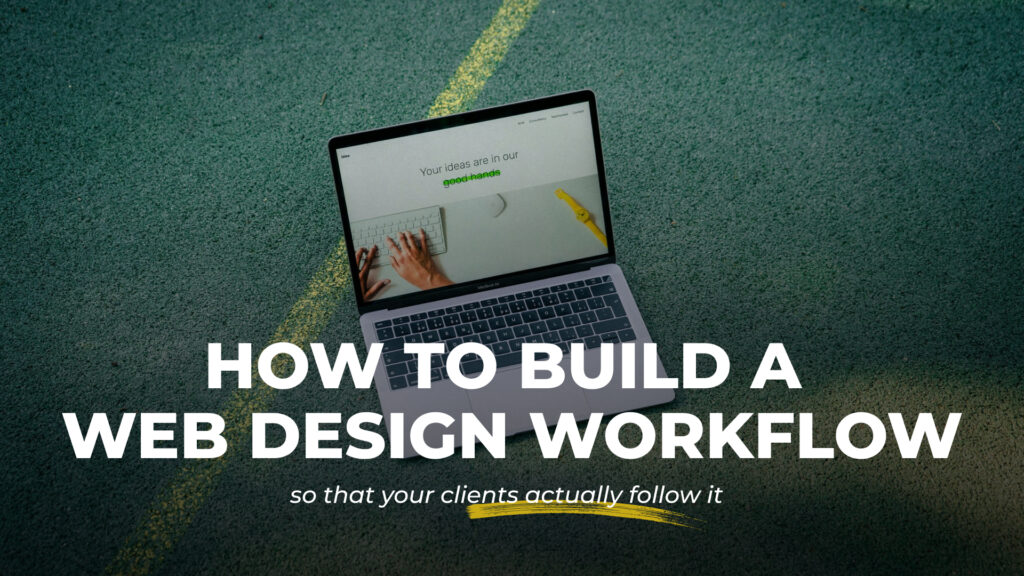 Web design workflow article banner image