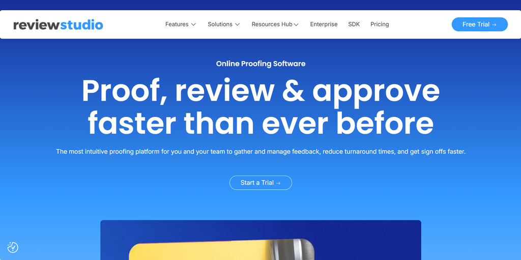 reviewstudio homepage